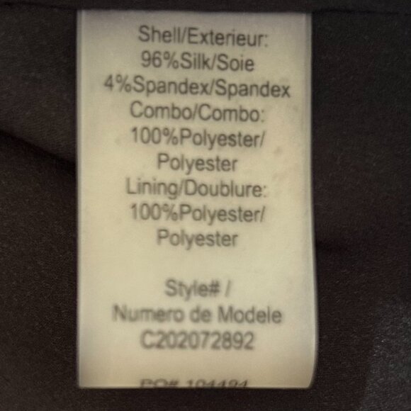 NWT Alice + Olivia Floral Accordion Pleat Sleeve Silk Blouse Black M Top - Picture 8 of 9